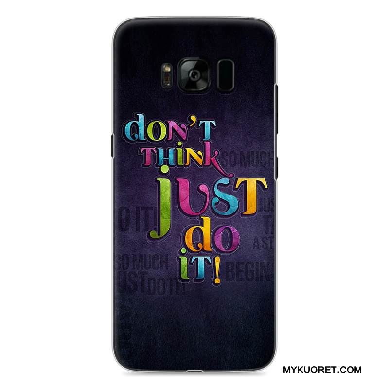 Kuori Samsung Galaxy S8 Sarjakuva Sininen Kova, Kotelo Samsung Galaxy S8 Maalaus Puhelimen Kuoret