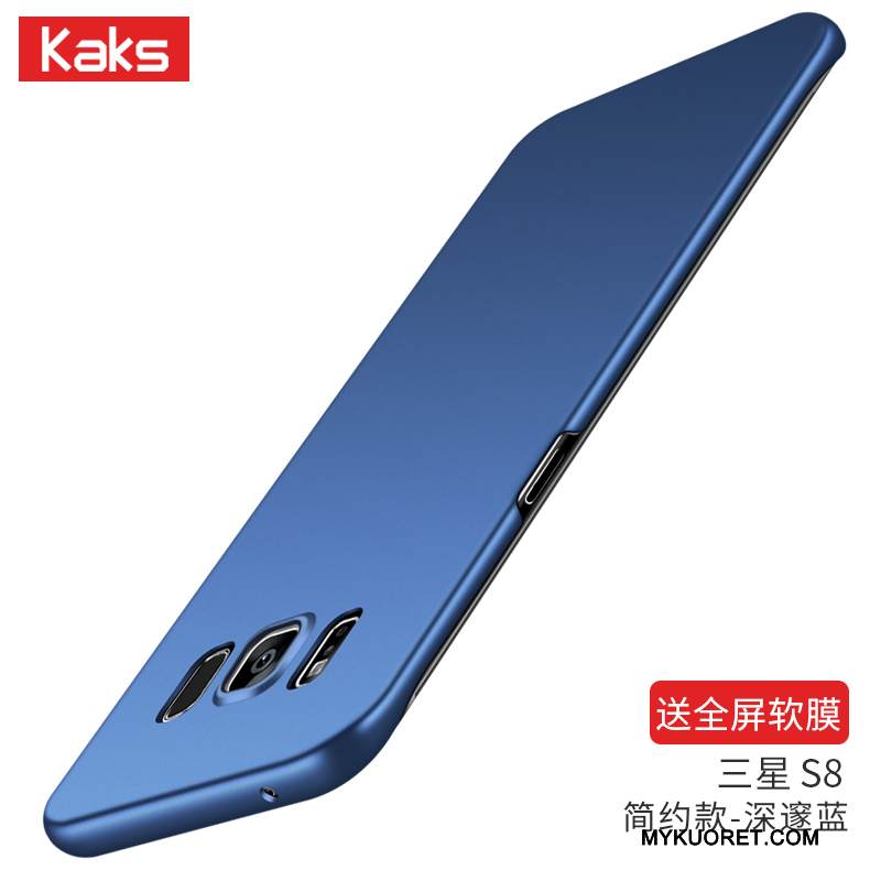 Kuori Samsung Galaxy S8 Silikoni Musta Kova, Kotelo Samsung Galaxy S8 Suojaus Puhelimen Kuoret Pesty Suede