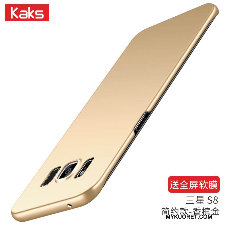 Kuori Samsung Galaxy S8 Silikoni Musta Kova, Kotelo Samsung Galaxy S8 Suojaus Puhelimen Kuoret Pesty Suede