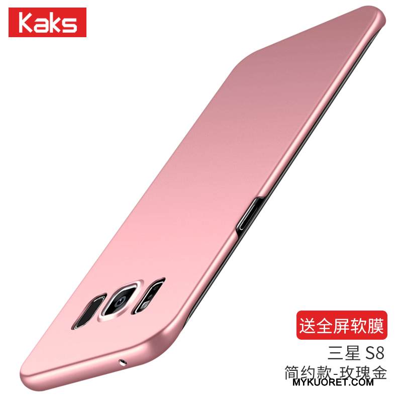 Kuori Samsung Galaxy S8 Silikoni Musta Kova, Kotelo Samsung Galaxy S8 Suojaus Puhelimen Kuoret Pesty Suede