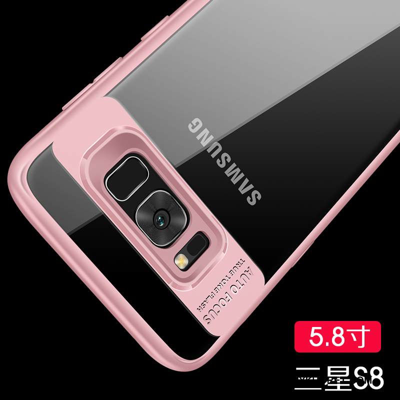 Kuori Samsung Galaxy S8 Silikoni Puhelimen Kuoret Punainen, Kotelo Samsung Galaxy S8 Suojaus Murtumaton