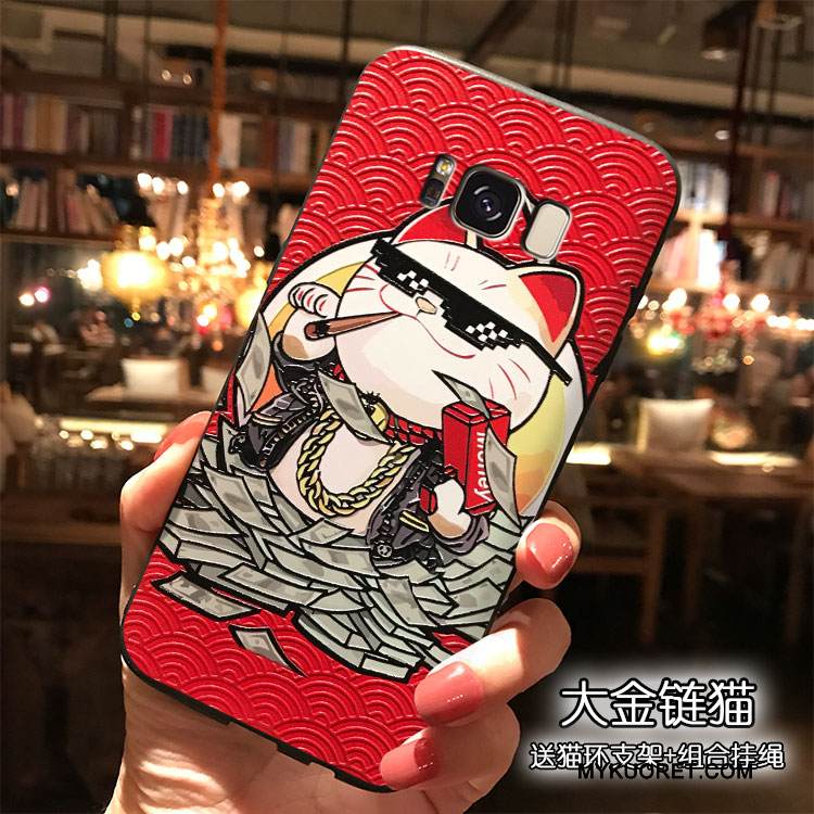 Kuori Samsung Galaxy S8 Silikoni Puhelimen Kuoret Trendi, Kotelo Samsung Galaxy S8 Ripustettavat Koristeet Rikkaus