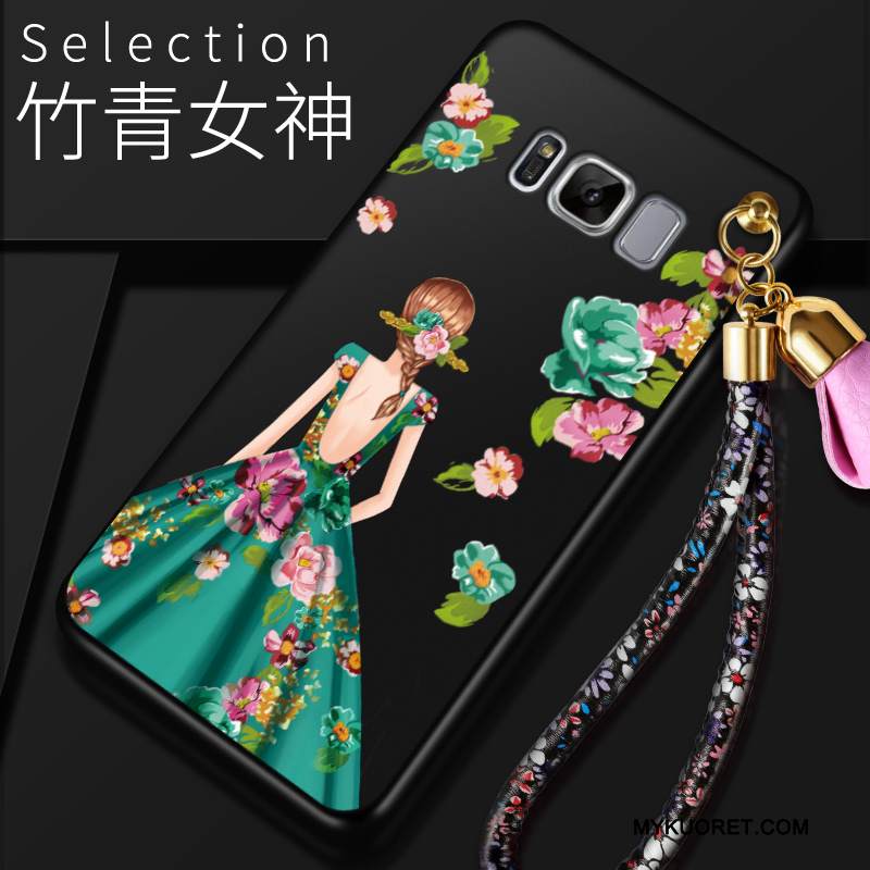 Kuori Samsung Galaxy S8 Silikoni Punainen Murtumaton, Kotelo Samsung Galaxy S8 Suojaus Puhelimen Kuoret