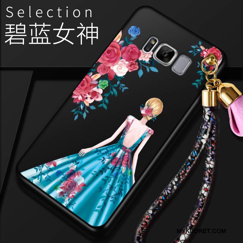 Kuori Samsung Galaxy S8 Silikoni Punainen Murtumaton, Kotelo Samsung Galaxy S8 Suojaus Puhelimen Kuoret