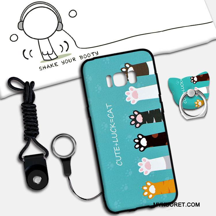 Kuori Samsung Galaxy S8 Suojaus Jauhe Ripustettavat Koristeet, Kotelo Samsung Galaxy S8 Pehmeä Neste Trendi Murtumaton