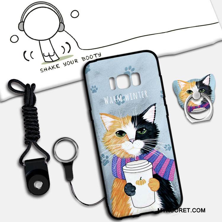 Kuori Samsung Galaxy S8 Suojaus Jauhe Ripustettavat Koristeet, Kotelo Samsung Galaxy S8 Pehmeä Neste Trendi Murtumaton