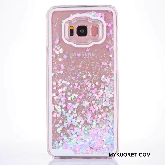 Kuori Samsung Galaxy S8 Suojaus Juoksuhiekka Kova, Kotelo Samsung Galaxy S8 Pieni Sininen