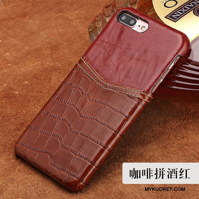 Kuori Samsung Galaxy S8+ Suojaus Krokotiili Punainen, Kotelo Samsung Galaxy S8+ Nahka Kukkakuvio Takakansi