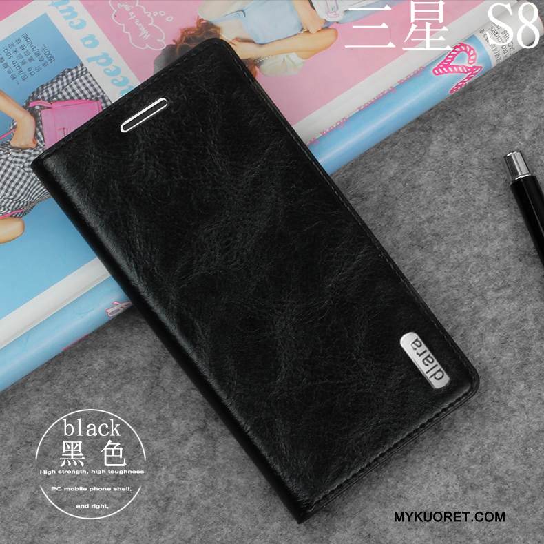 Kuori Samsung Galaxy S8 Suojaus Murtumaton Puhelimen Kuoret, Kotelo Samsung Galaxy S8 Pehmeä Neste Punainen