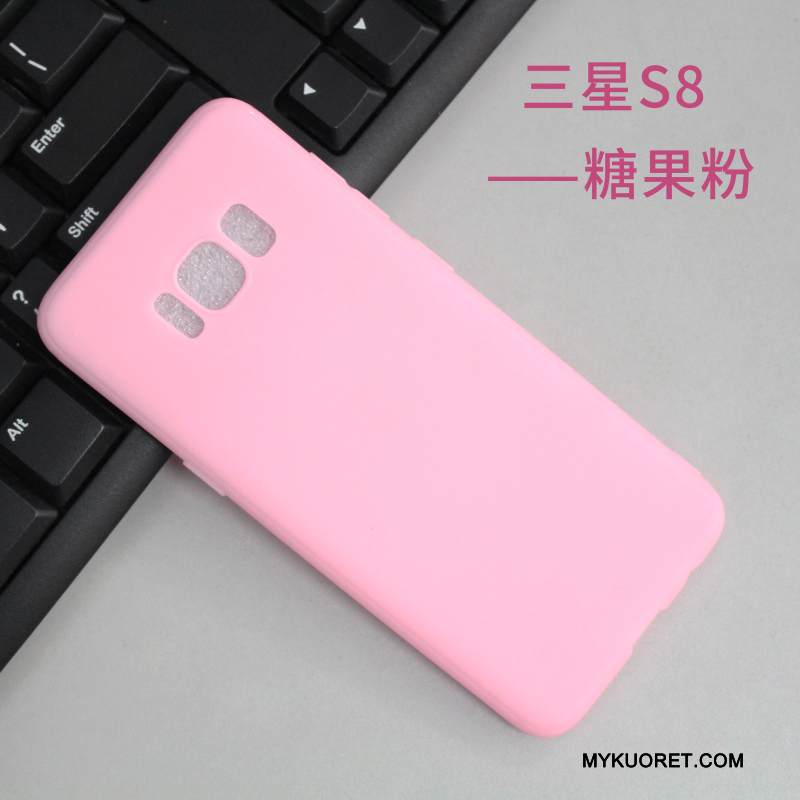 Kuori Samsung Galaxy S8 Suojaus Murtumaton Ultra, Kotelo Samsung Galaxy S8 Laukut Pesty Suede Yksinkertainen