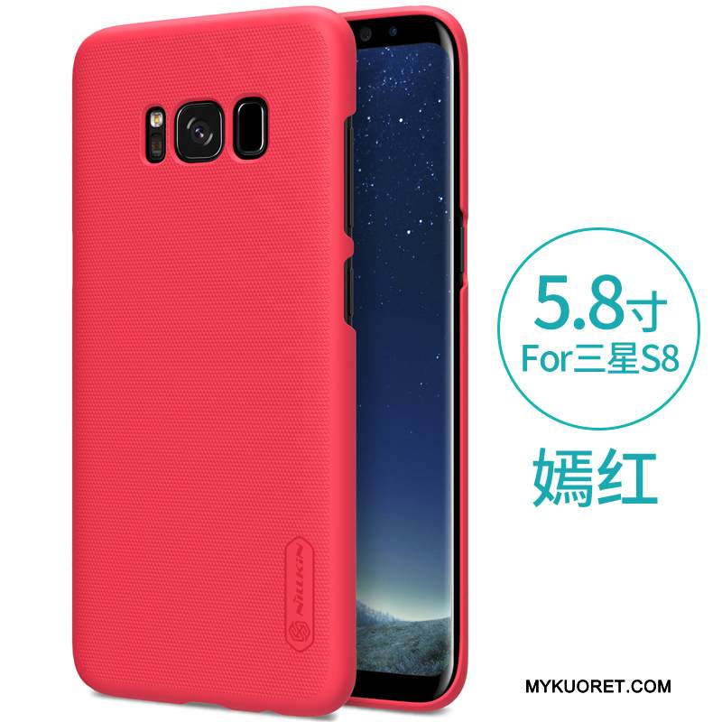 Kuori Samsung Galaxy S8 Suojaus Pesty Suede Jauhe, Kotelo Samsung Galaxy S8 Kulta Murtumaton