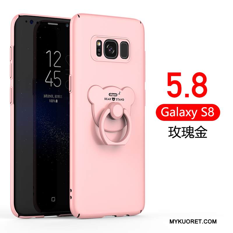 Kuori Samsung Galaxy S8 Suojaus Pesty Suede Niitti, Kotelo Samsung Galaxy S8 Puhelimen Kuoret Ohut