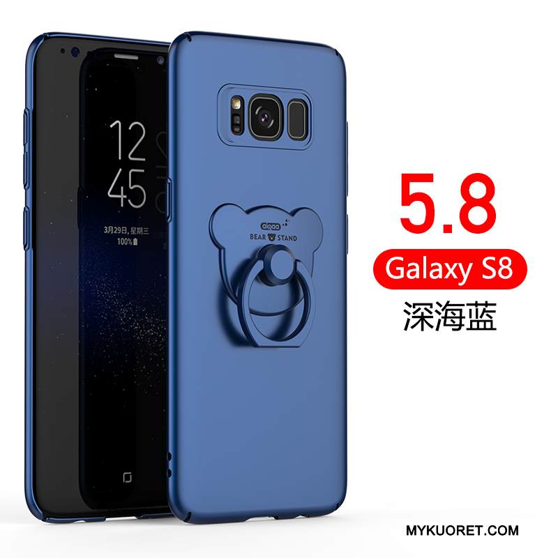 Kuori Samsung Galaxy S8 Suojaus Pesty Suede Niitti, Kotelo Samsung Galaxy S8 Puhelimen Kuoret Ohut