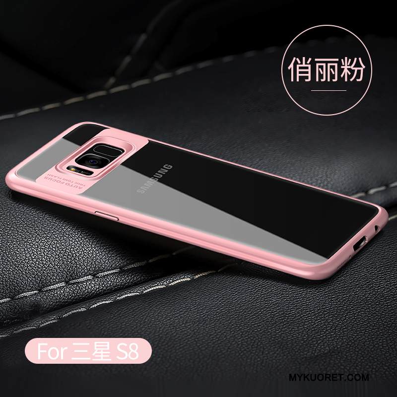 Kuori Samsung Galaxy S8 Suojaus Puhelimen Kuoret Persoonallisuus, Kotelo Samsung Galaxy S8 Luova Läpinäkyvä Musta