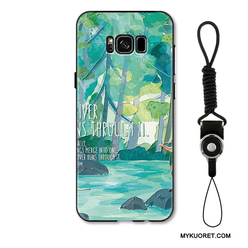 Kuori Samsung Galaxy S8 Suojaus Yksinkertainen Vihreä, Kotelo Samsung Galaxy S8 Tila Puhelimen Kuoret Trendi