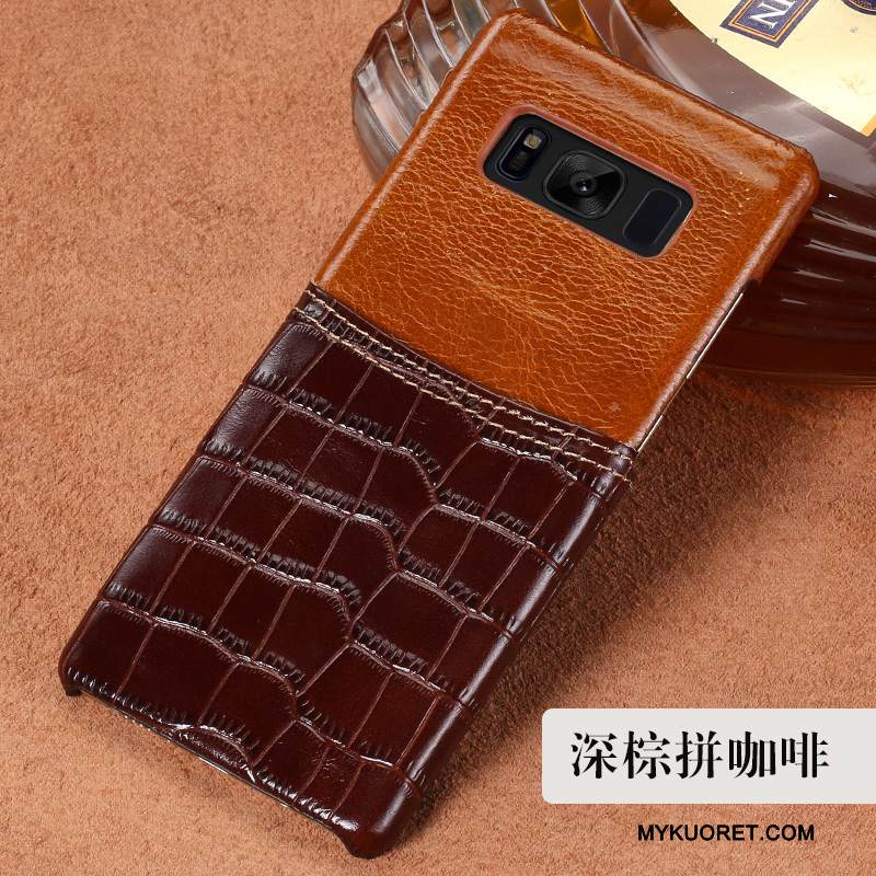 Kuori Samsung Galaxy S8+ Ylellisyys Puhelimen Kuoret Tummansininen, Kotelo Samsung Galaxy S8+ Laukut Murtumaton