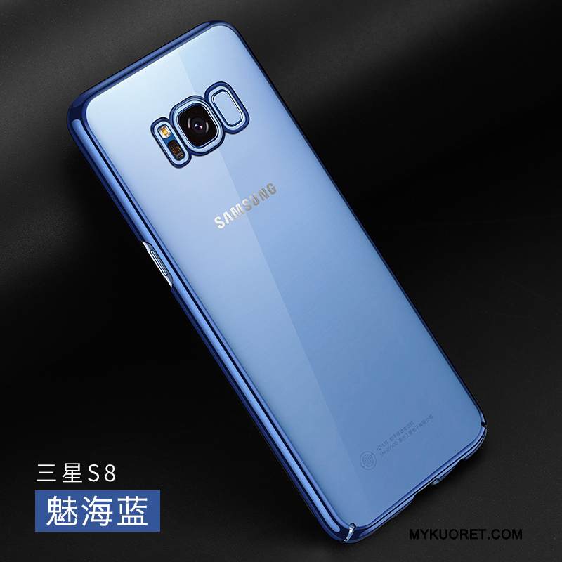 Kuori Samsung Galaxy S8 Ylellisyys Trendi Läpinäkyvä, Kotelo Samsung Galaxy S8 Laukut Murtumaton Musta