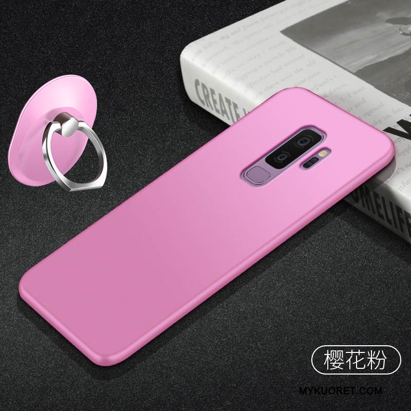 Kuori Samsung Galaxy S9+ Laukut Keltainen Puhelimen Kuoret, Kotelo Samsung Galaxy S9+ Pehmeä Neste Ultra Yksinkertainen