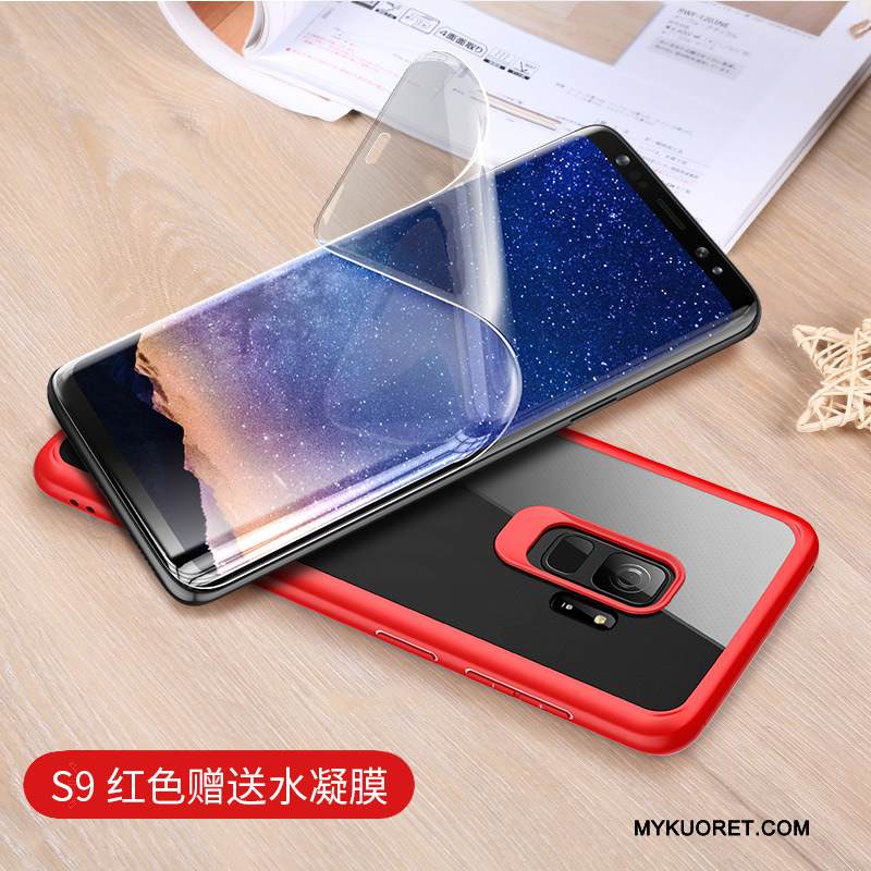 Kuori Samsung Galaxy S9 Laukut Läpinäkyvä Ultra, Kotelo Samsung Galaxy S9 Suojaus Musta Murtumaton