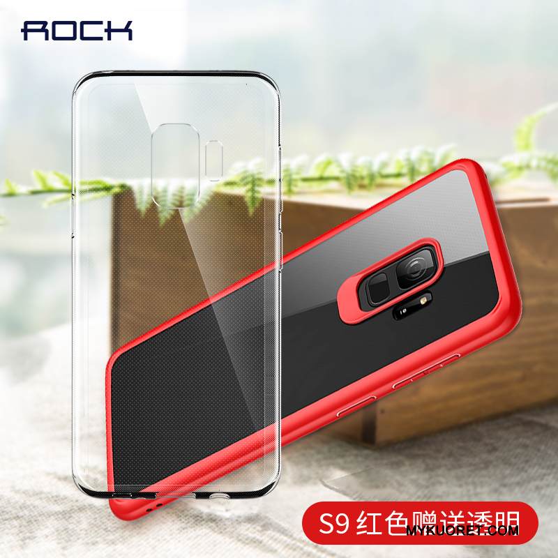 Kuori Samsung Galaxy S9 Laukut Läpinäkyvä Ultra, Kotelo Samsung Galaxy S9 Suojaus Musta Murtumaton