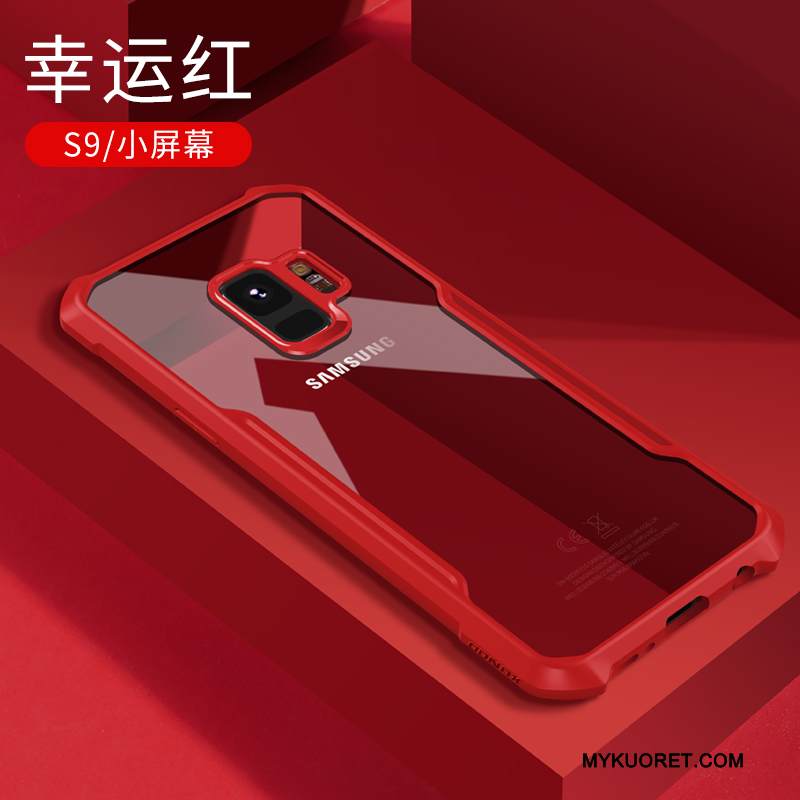 Kuori Samsung Galaxy S9 Laukut Murtumaton Musta, Kotelo Samsung Galaxy S9 Suojaus Ohut Suupaltti