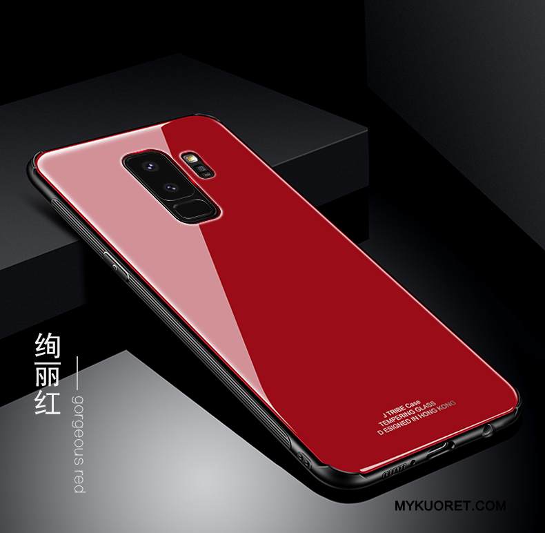 Kuori Samsung Galaxy S9+ Laukut Peili Murtumaton, Kotelo Samsung Galaxy S9+ Luova Puhelimen Kuoret Lasi