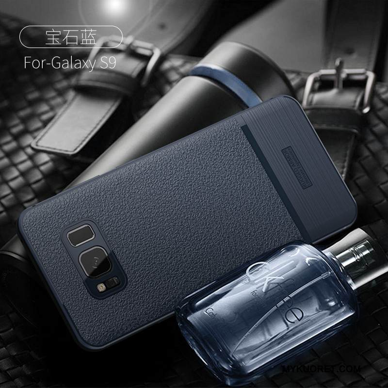 Kuori Samsung Galaxy S9 Laukut Puhelimen Kuoret Murtumaton, Kotelo Samsung Galaxy S9 Luova Tummansininen Persoonallisuus