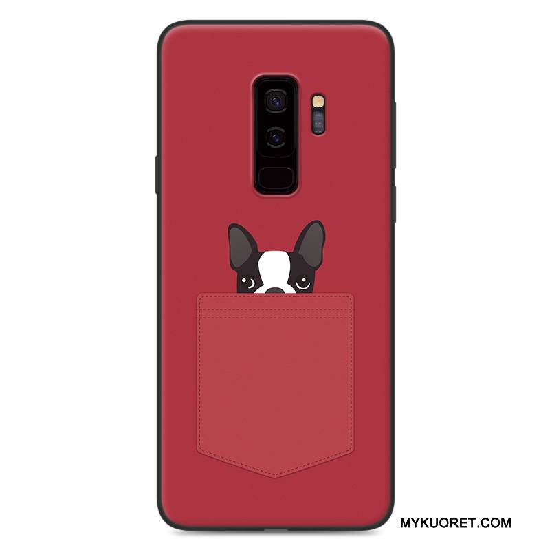 Kuori Samsung Galaxy S9 Laukut Puhelimen Kuoret Pesty Suede, Kotelo Samsung Galaxy S9 Suojaus Jauhe