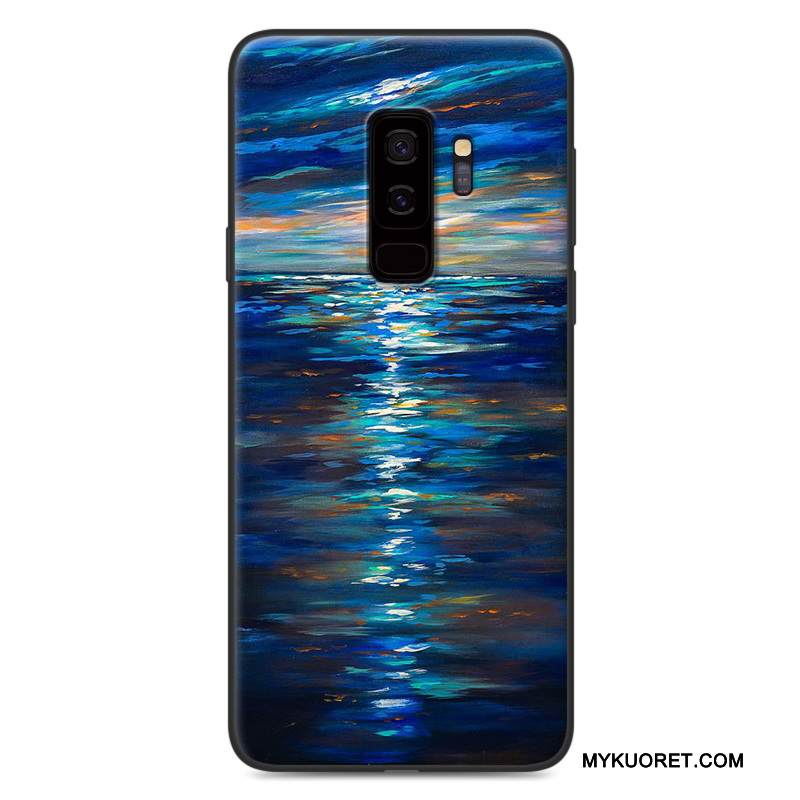 Kuori Samsung Galaxy S9 Laukut Puhelimen Kuoret Pesty Suede, Kotelo Samsung Galaxy S9 Suojaus Jauhe