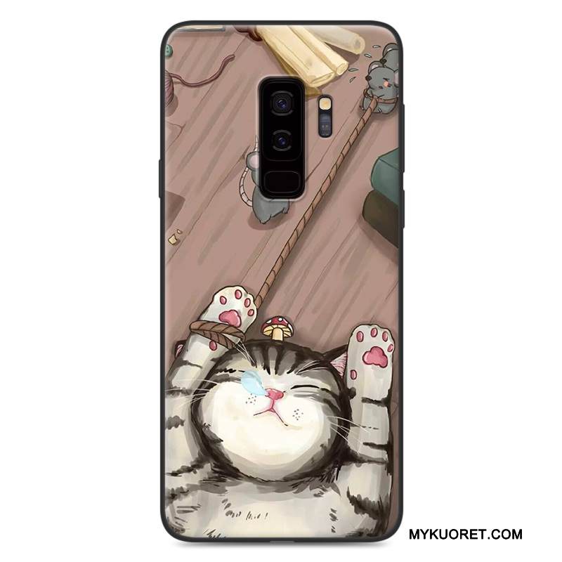 Kuori Samsung Galaxy S9 Laukut Puhelimen Kuoret Pesty Suede, Kotelo Samsung Galaxy S9 Suojaus Jauhe