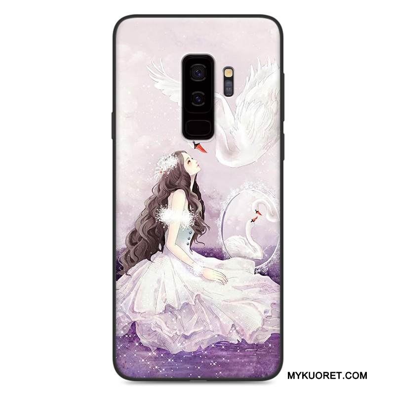 Kuori Samsung Galaxy S9 Laukut Puhelimen Kuoret Pesty Suede, Kotelo Samsung Galaxy S9 Suojaus Jauhe
