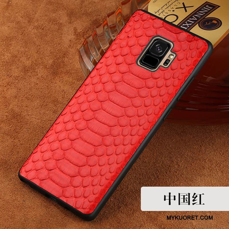 Kuori Samsung Galaxy S9+ Laukut Puhelimen Kuoret Uusi, Kotelo Samsung Galaxy S9+ Suojaus Murtumaton Punainen