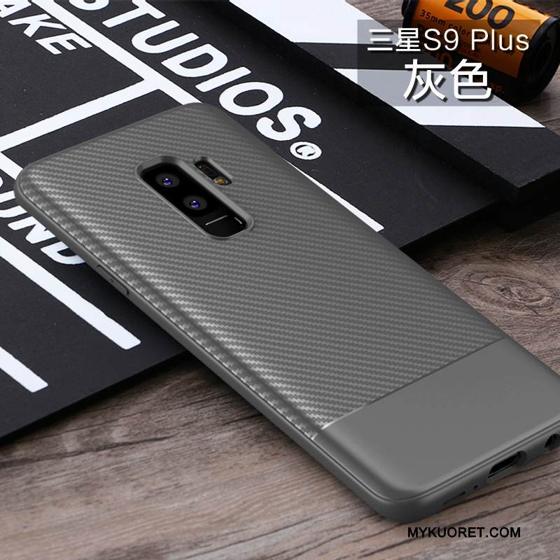 Kuori Samsung Galaxy S9+ Laukut Puhelimen Kuoret 说, Kotelo Samsung Galaxy S9+ Suojaus Pesty Suede Murtumaton