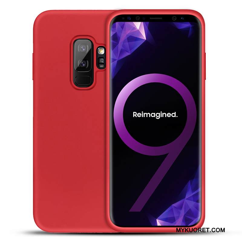 Kuori Samsung Galaxy S9+ Laukut Punainen Murtumaton, Kotelo Samsung Galaxy S9+ Suojaus Puhelimen Kuoret
