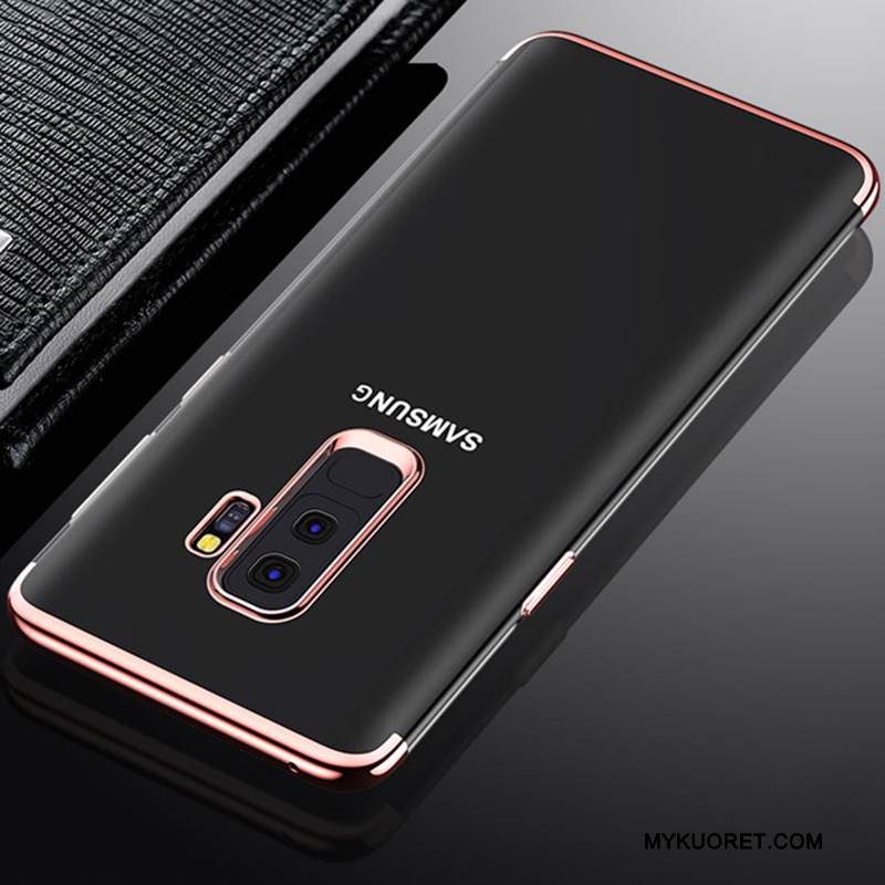 Kuori Samsung Galaxy S9 Laukut Punainen Puhelimen Kuoret, Kotelo Samsung Galaxy S9 Suojaus Pinnoitus Läpinäkyvä