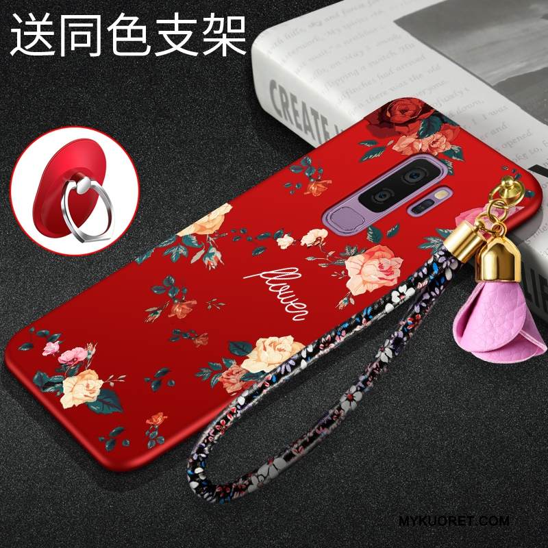 Kuori Samsung Galaxy S9+ Laukut Trendi Murtumaton, Kotelo Samsung Galaxy S9+ Luova Musta Puhelimen Kuoret