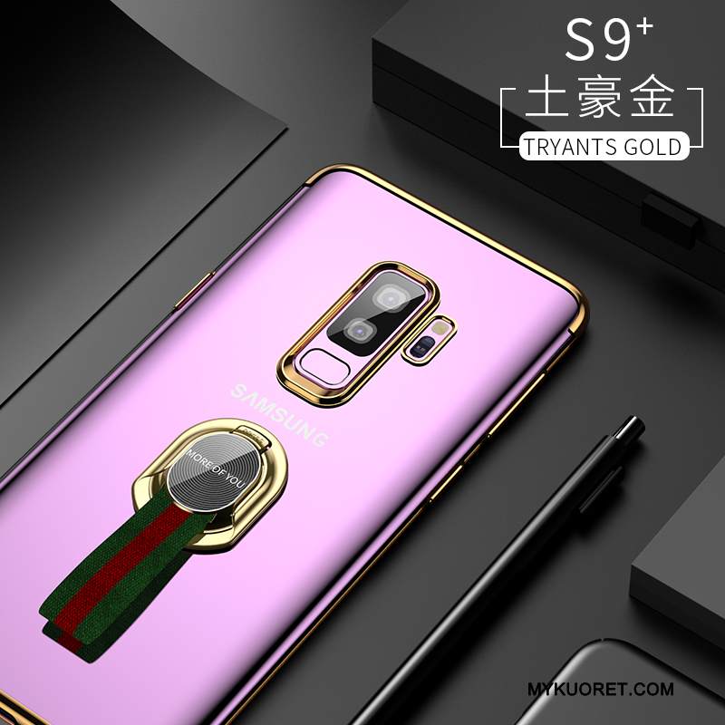 Kuori Samsung Galaxy S9+ Laukut Ultra Persoonallisuus, Kotelo Samsung Galaxy S9+ Luova Ohut Violetti