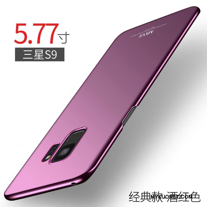 Kuori Samsung Galaxy S9 Laukut Ultra Pesty Suede, Kotelo Samsung Galaxy S9 Musta Kova