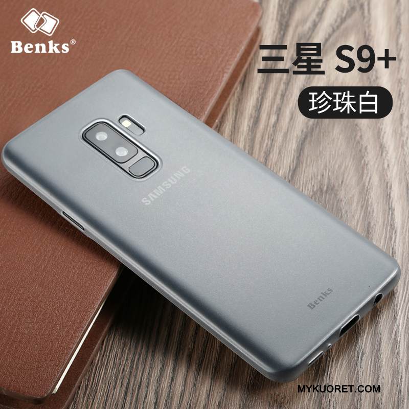 Kuori Samsung Galaxy S9+ Laukut Ultra Puhelimen Kuoret, Kotelo Samsung Galaxy S9+ Suojaus Murtumaton Musta