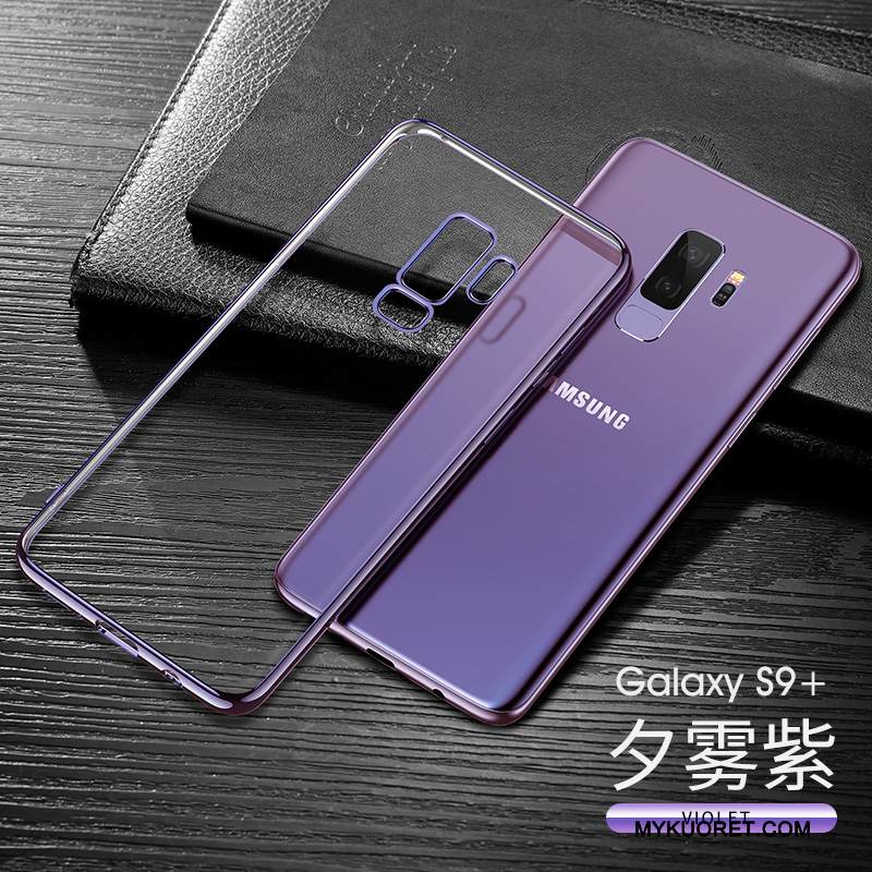 Kuori Samsung Galaxy S9+ Laukut Ultra Puhelimen Kuoret, Kotelo Samsung Galaxy S9+ Suojaus Ohut Läpinäkyvä