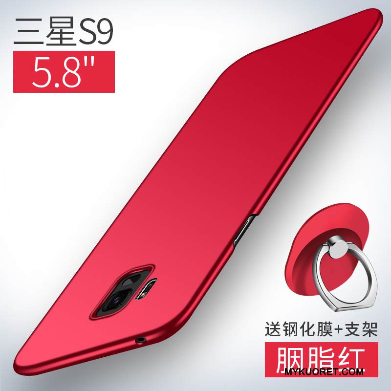 Kuori Samsung Galaxy S9 Luova Persoonallisuus Murtumaton, Kotelo Samsung Galaxy S9 Suojaus Pesty Suede Puhelimen Kuoret