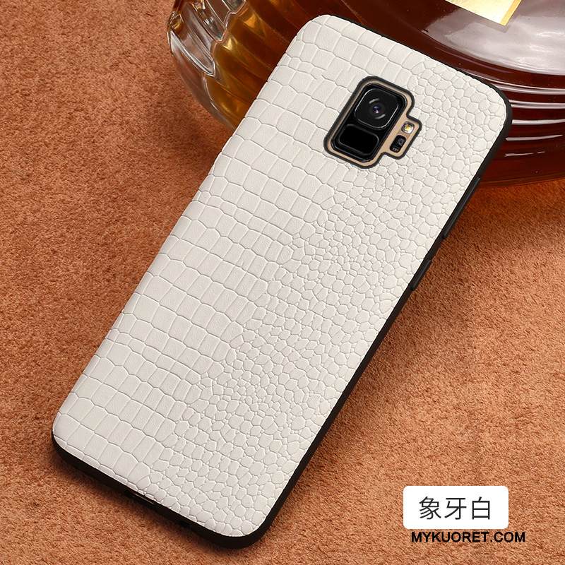 Kuori Samsung Galaxy S9+ Luova Persoonallisuus Tide-brändi, Kotelo Samsung Galaxy S9+ Nahka Puhelimen Kuoret