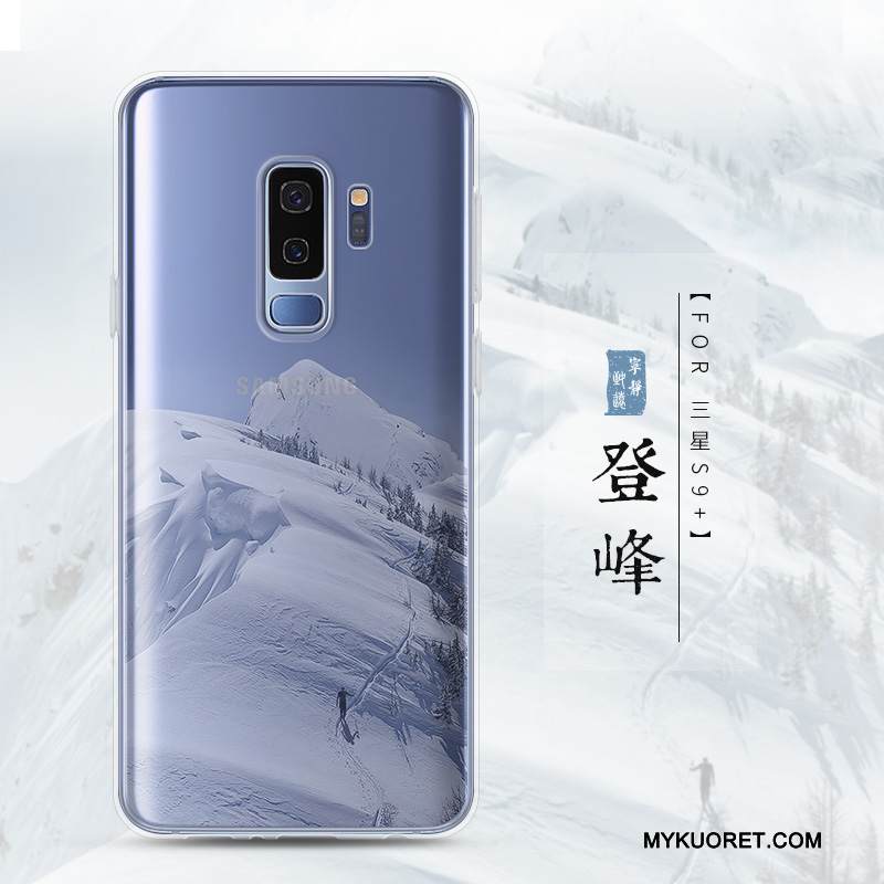 Kuori Samsung Galaxy S9+ Luova Trendi Murtumaton, Kotelo Samsung Galaxy S9+ Pehmeä Neste Läpinäkyvä Puhelimen Kuoret