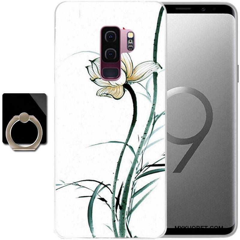 Kuori Samsung Galaxy S9 Maalaus Vihreä Murtumaton, Kotelo Samsung Galaxy S9 Suojaus Puhelimen Kuoret