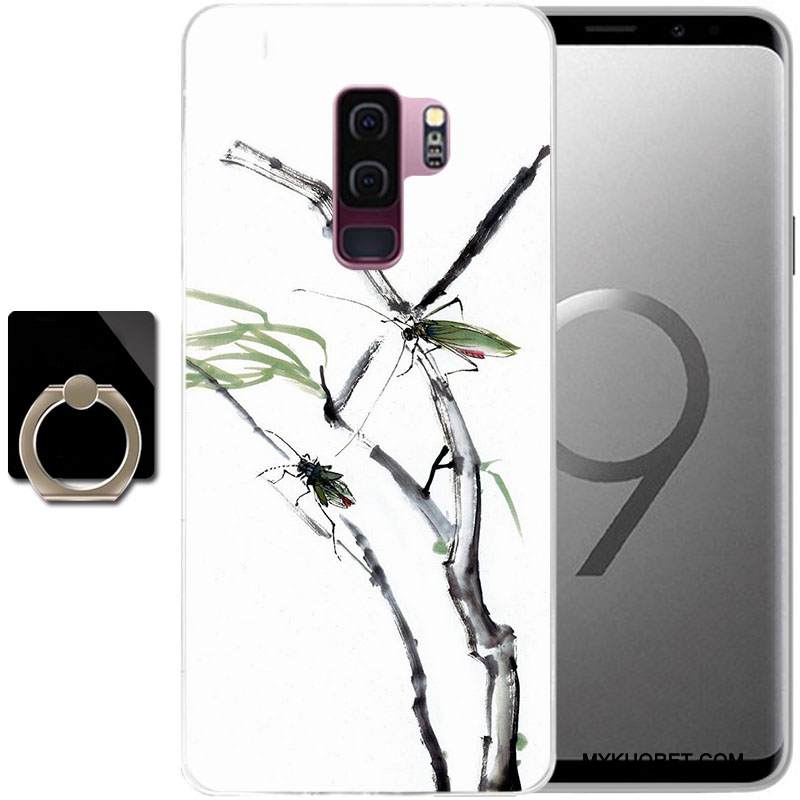 Kuori Samsung Galaxy S9 Maalaus Vihreä Murtumaton, Kotelo Samsung Galaxy S9 Suojaus Puhelimen Kuoret