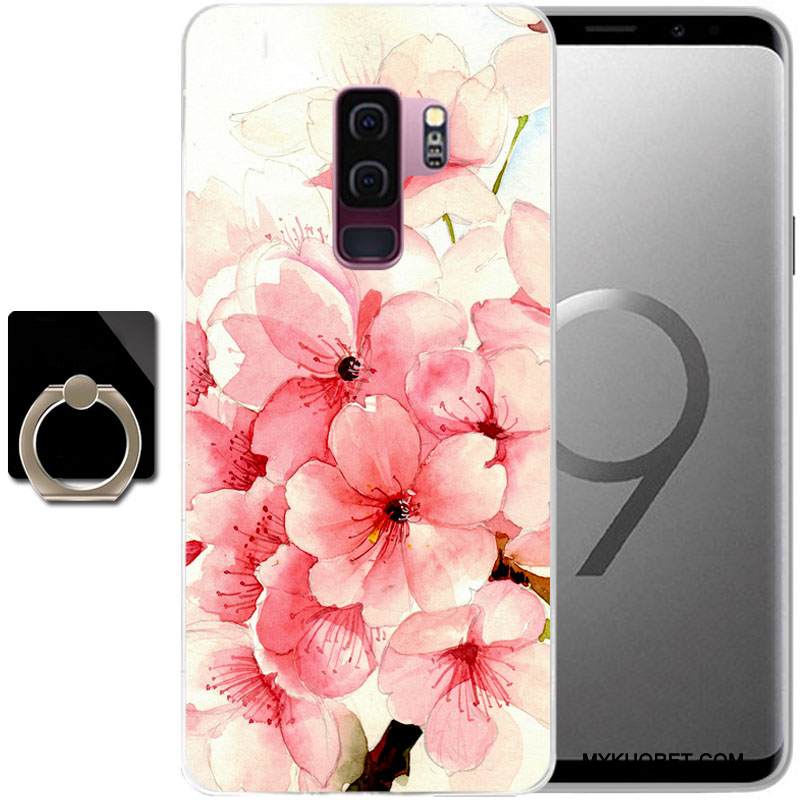 Kuori Samsung Galaxy S9+ Maalaus Vihreä Murtumaton, Kotelo Samsung Galaxy S9+ Suojaus Puhelimen Kuoret