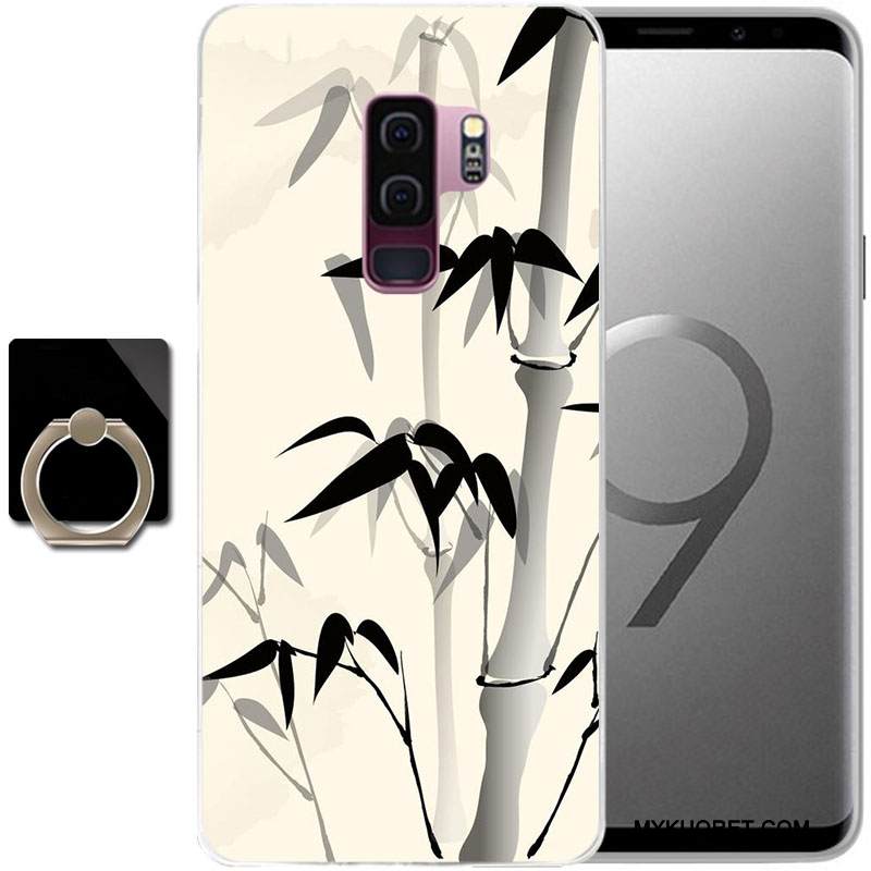 Kuori Samsung Galaxy S9+ Maalaus Vihreä Murtumaton, Kotelo Samsung Galaxy S9+ Suojaus Puhelimen Kuoret