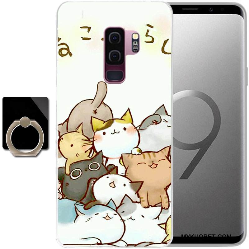 Kuori Samsung Galaxy S9+ Maalaus Vihreä Murtumaton, Kotelo Samsung Galaxy S9+ Suojaus Puhelimen Kuoret