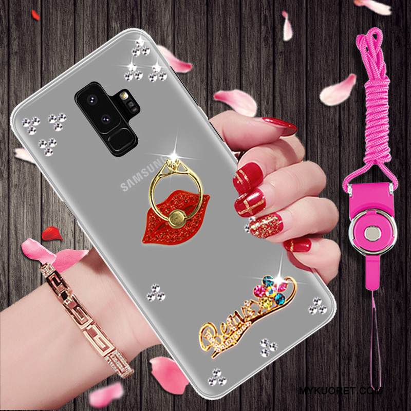Kuori Samsung Galaxy S9+ Pehmeä Neste Kulta Trendi, Kotelo Samsung Galaxy S9+ Suojaus Puhelimen Kuoret Persoonallisuus