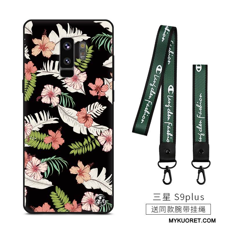 Kuori Samsung Galaxy S9+ Pehmeä Neste Murtumaton Puhelimen Kuoret, Kotelo Samsung Galaxy S9+ Silikoni Lintu Persoonallisuus